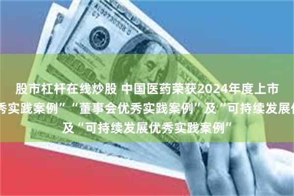 股市杠杆在线炒股 中国医药荣获2024年度上市公司“董办优秀实践案例”“董事会优秀实践案例”及“可持续发展优秀实践案例”